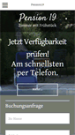 Mobile Screenshot of pension19.de